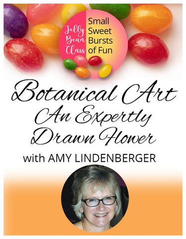 Botanical Art: An Expertly Drawn Flower - Jelly Bean Class with Amy Lindenberger