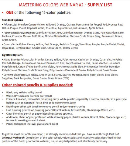 Mastering Colors Webinar #2 - Hands On: Putting the Tools into Practice