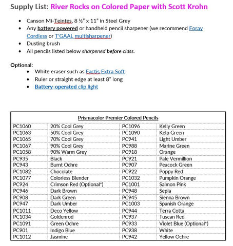 River Rocks - Pajama Class with Scott Krohn