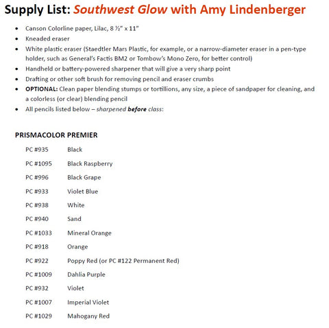 Southwest Glow - Pajama Class with Amy Lindenberger