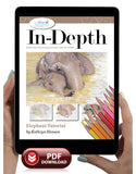 Cuddling Elephants: In-Depth Colored Pencil Tutorial