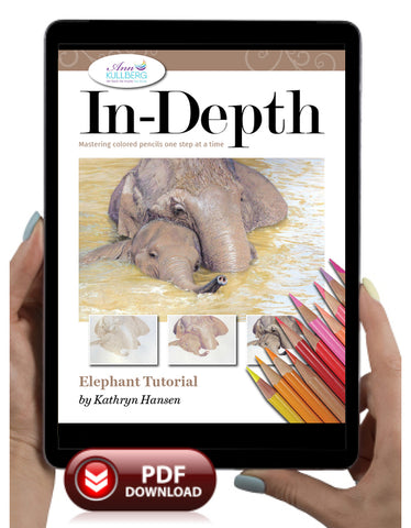Cuddling Elephants: In-Depth Colored Pencil Tutorial