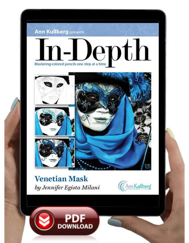 Venetian Mask: In-Depth Colored Pencil Tutorial