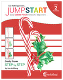 Jumpstart Level 2: Candy Canes in Colored Pencil