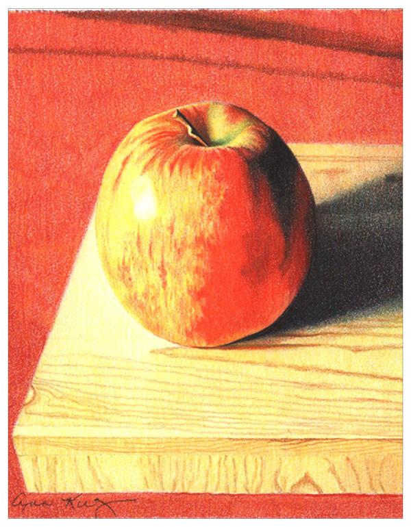 Apple & Wood Colored Pencil Project Kit