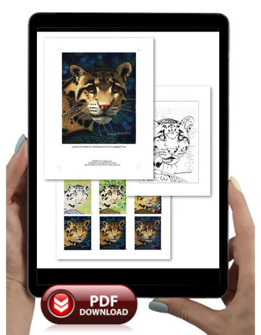 Leopard Colored Pencil Project Kit