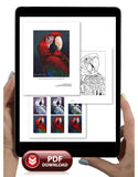 Macaw Colored Pencil Project Kit