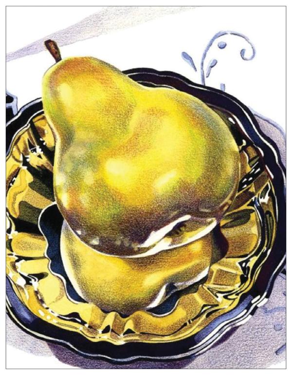 Pear & Lace Colored Pencil Project Kit