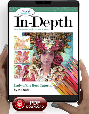 Lady of the Bees: In-Depth Colored Pencil Tutorial