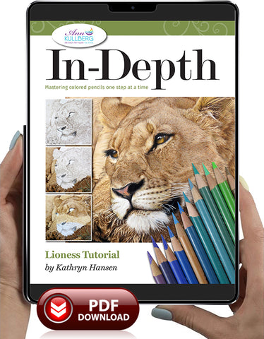 Lioness: In-Depth Colored Pencil Tutorial