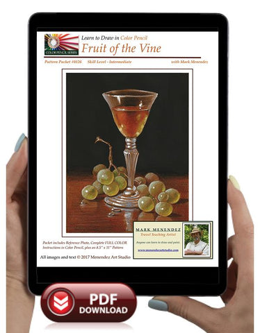 Mark Menendez: Fruit of the Vine Colored Pencil and Mixed Media Tutorial