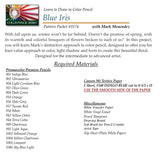 Mark Menendez: Blue Iris Colored Pencil Tutorial