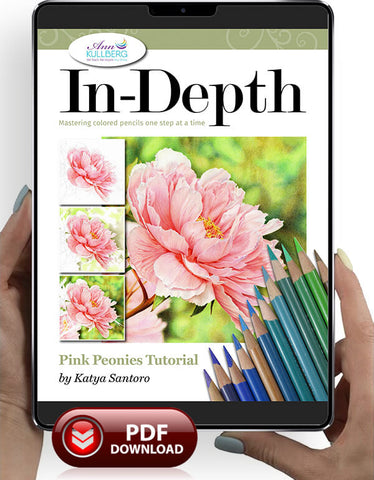 Pink Peonies: In-Depth Colored Pencil Tutorial