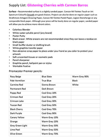 Video Workshop: Glistening Cherries with Carmen Barros