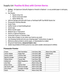 Peaches & Glass - Pajama Class with Carmen Barros