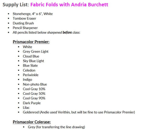 Fabric Folds - Pajama Class with Andria Burchett