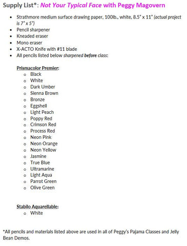 Not Your Typical Face - Pajama Class with Peggy Magovern