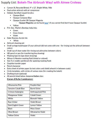 Video Workshop: Bokeh-The Airbrush Way - Pajama Class with Aimee Croteau