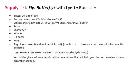 Fly, Butterfly! - Jelly Bean Class with Lyette Roussille