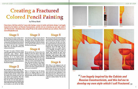 August 2014 - Ann Kullberg's Colored Pencil Magazine - Instant Download