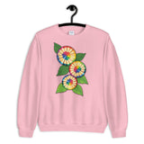 Colored Pencil Flowers Sweatshirt