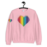 Colored Pencil Heart Sweatshirt