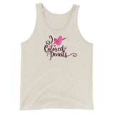 I Heart Colored Pencils Unisex Tank Top