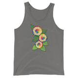 Colored Pencil Flowers Unisex Tank Top