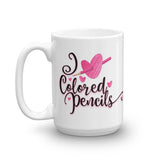 I  Heart Colored Pencils Mug