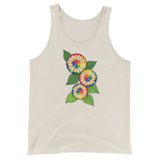 Colored Pencil Flowers Unisex Tank Top