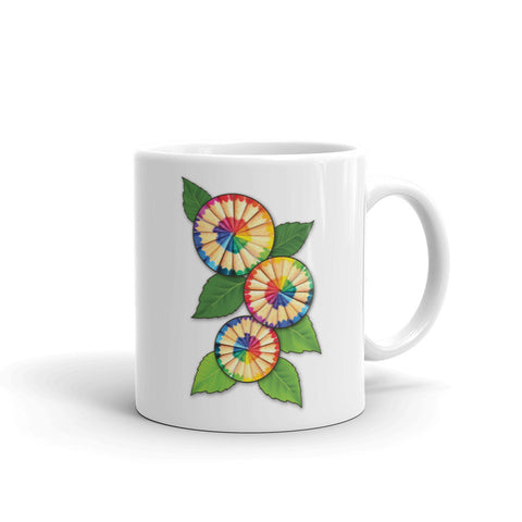 Colored Pencil Flowers Mug