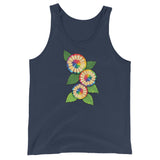 Colored Pencil Flowers Unisex Tank Top