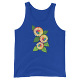 Colored Pencil Flowers Unisex Tank Top