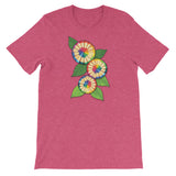 Colored Pencil Flowers Short-Sleeve Unisex T-Shirt
