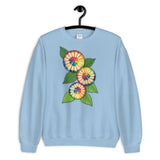 Colored Pencil Flowers Sweatshirt
