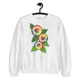 Colored Pencil Flowers Sweatshirt