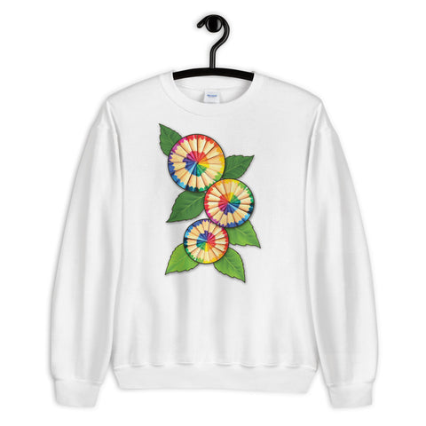 Colored Pencil Flowers Sweatshirt