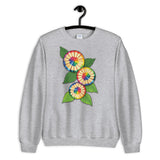 Colored Pencil Flowers Sweatshirt