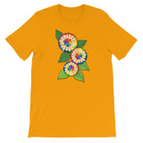 Colored Pencil Flowers Short-Sleeve Unisex T-Shirt