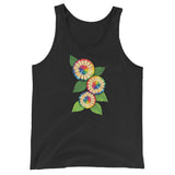 Colored Pencil Flowers Unisex Tank Top