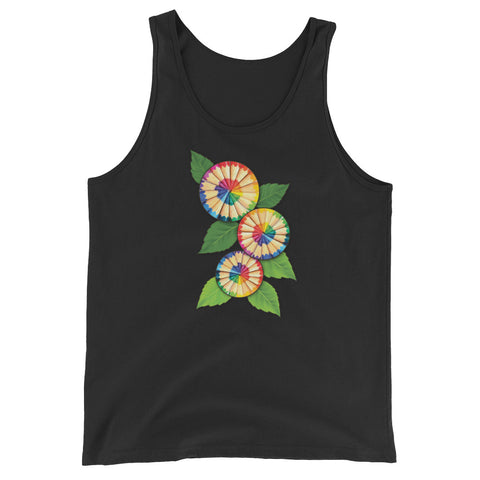 Colored Pencil Flowers Unisex Tank Top