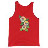 Colored Pencil Flowers Unisex Tank Top