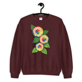 Colored Pencil Flowers Sweatshirt