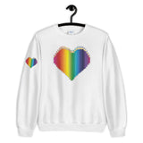 Colored Pencil Heart Sweatshirt