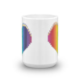 Colored Pencil Heart Mug