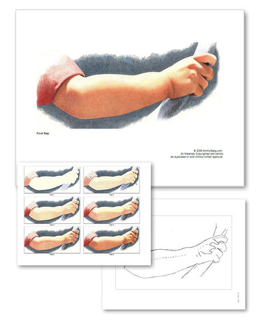 Skin Tone Colored Pencil Project Digital Download