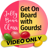 Video Workshop: Get On Board with Gourds! - Jelly Bean Class with Gretchen Parker