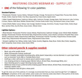 Mastering Colors Webinar #3 - Skills for a Lifetime