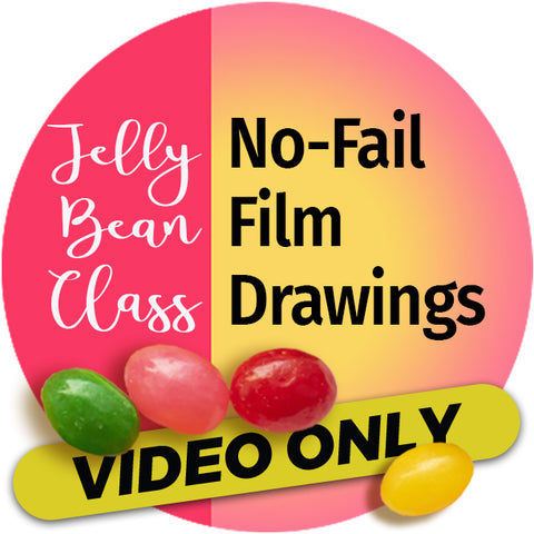 Video Workshop: No-Fail Film Drawings! - Jelly Bean Class with Gretchen Parker