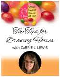 Top Tips for Drawing Horses - Jelly Bean Class with Carrie Lewis